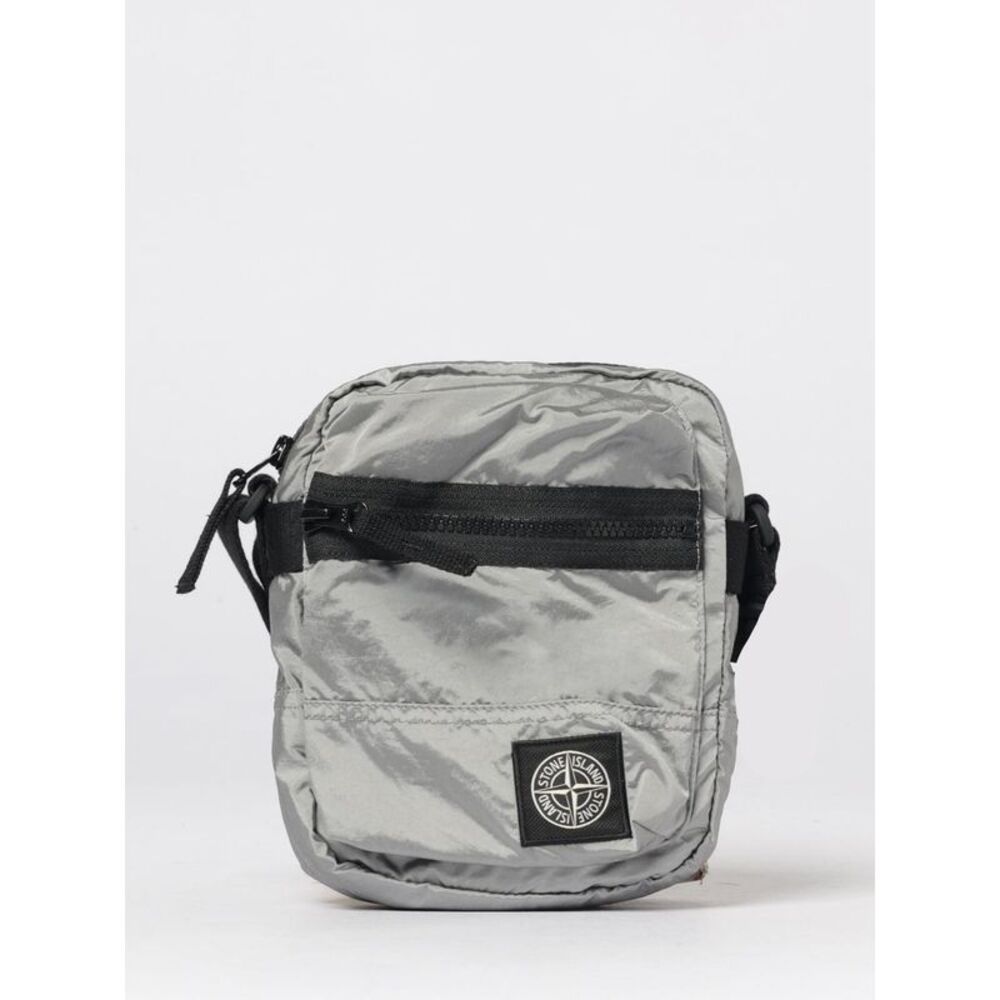 Stone Island Shoulder Bag Men Pearl